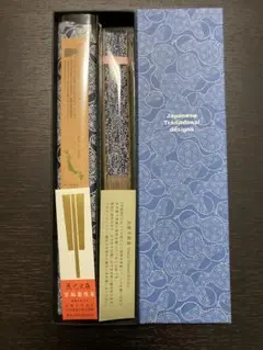 新品未開封　宮脇賣扇庵　京都扇子　日本製　染め　紺