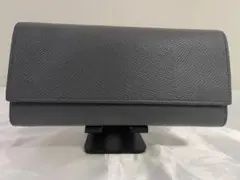 セリーヌ ラージフラップ マルチファンクション レザー グレー