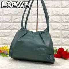【美品✨希少】LOEWE ロエベ 肩掛けバッグ ショルダーバッグ グリーン 緑