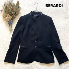 ベラルディ 【4】 ノーカラージャケット スタンドカラー ストレッチ素材 日本製