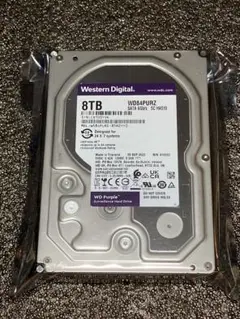 ウェスタンデジタル 8TB パープル 5640RPM WD