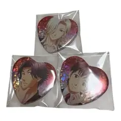 ときメモGS3 ホログラム 缶バッジ 桜井琉夏 平健太 藍沢秋吾 セット