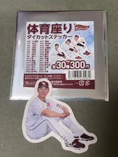 楽天イーグルス 体育座り ステッカー 藤平尚真