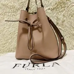 美品✨FURLA フルラ コスタンザ 巾着 2way ショルダーバッグ