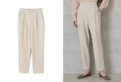 (K07273) ナチュラルビューティベーシック カットジョーゼットパンツ