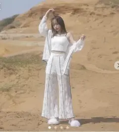 MELTTHELADY ブライトフラワージャケット ブライトフラワーパンツ