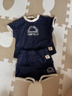 韓国ブランド PIMPOLLO ネイビー Tシャツ ショートパンツ 90