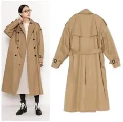 HYKE(ハイク)トレンチコート牛革 サイズ1 レギュラーフィット