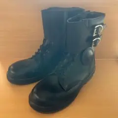 自衛隊　ミドリ安全　ミリタリーブーツ　未使用品　25cm 自衛隊 半長靴 ミドリ安全製 ミリタリーブーツ 戦闘靴