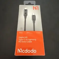 【Mcdodo】TYPE C ライトニングケーブル1.2m