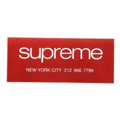 SUPREME NYC RED STICKER