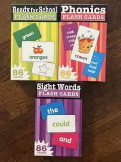 【新品・未使用】Flash Kids フラッシュカード 3個セット 英語教材