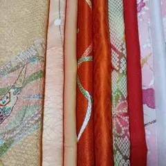 赤系 ピンク系のハギレ