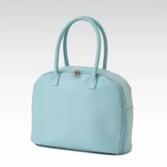 Aww サボテンヴィーガンレザーデイリーボストンバッグ (25L)ブルー