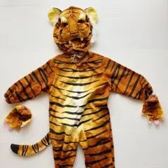 【未使用】ハロウィン キッズ コスチューム タイガー 虎 仮装 子供の着ぐるみ