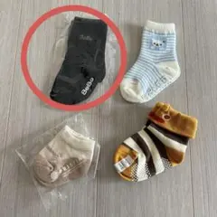 ベビー靴下 黒ベベ　1足のみ