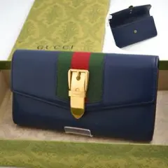 ✨未使用展示品・箱付き✨　GUCCI 長財布　シェリーライン　シルヴィ　ベルト
