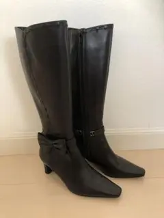 ピッティPitti❤︎ロングブーツ ブラック 22.5