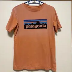 パタゴニア　キッズXL ロゴTシャツ　ピンク　Patagonia