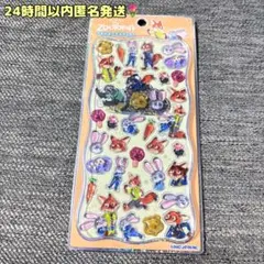 ♡ ズートピア プチドロップステッカー Disney ぷっくり シール ニック