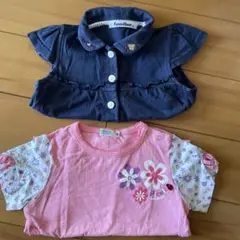 ファミリア　ミキハウス　Tシャツ2枚セット　80サイズ