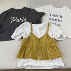 GU 140サイズ 半袖 Tシャツ まとめ売り