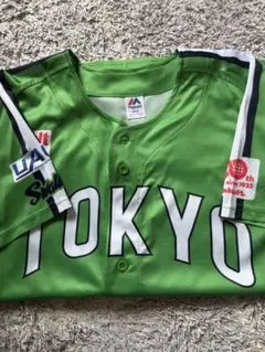 東京ヤクルトスワローズ 野球 ユニフォーム 緑