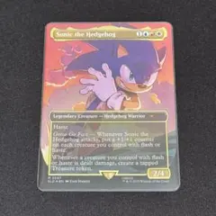 MTG Sonic 《Sonic the Hedgehog》Foil