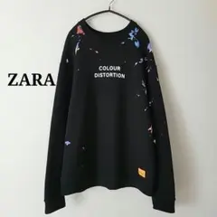 ZARA ドリッピング柄 スウェット SnowMan深澤辰哉 着用 M