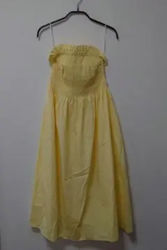 【新品未使用】キャミ付きマキシ丈ワンピース