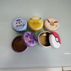 ポケモンキャラクター空き缶5個セット