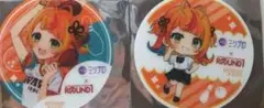 ミリプロ ラウンドワンコラボ ROUND1 クリアコースター こま セット