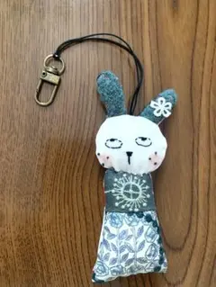 ハンドメイドミナペルホネン ぬいぐるみキーホルダー