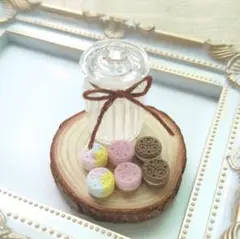 ミニチュアクッキー ６個セット 蓋付きビン入り