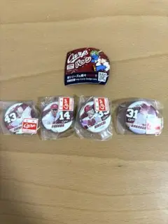 カープ缶バッチ2025 4個セット