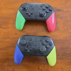 Nintendo Switchプロコン (Splatoon )2個セットジャンク