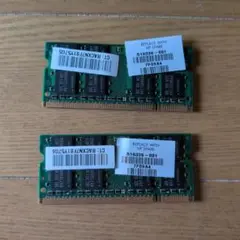 ノートPC用メモリ　2GB×2