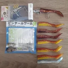 ワームとジグヘッド