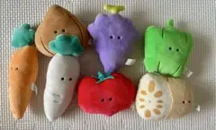 は美品！つぶらな瞳の八百屋7個セット