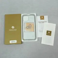 Miracase iPhone 14 ケース 全身バンパー 保護フレーム クリア