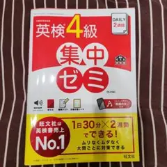 DAILY2週間英検4級集中ゼミ : 文部科学省後援