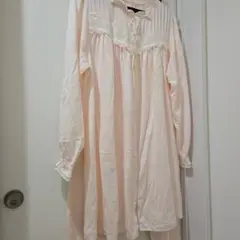 ナルエー✨淡いピンク コットン 長袖 パジャマ