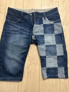 hiromichi パッチワークショートパンツ
