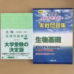 生物 基礎問題精講 4訂版 駿台 2023大学入学共通テスト実践問題集 生物基礎