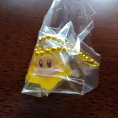 星のカービィ　ボールチェーン付きマスコット　ワドルディ（クリア）