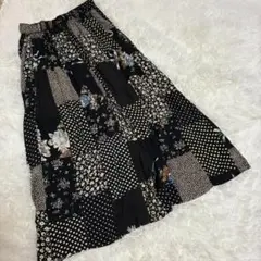 VALE. (ヴァーレ) ティアードスカート ペイズリー柄 Mサイズ