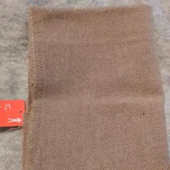 ブラウン ウール混カットクロス　未使用