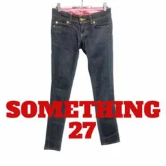 Q84 SOMETHING サムシング　デニム　ジーンズ