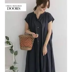 【URBAN RESEARCH】涼しいWガーゼ素材ノースリーブワンピース