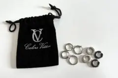 【未使用】Calors Vitton フープイヤリング イヤーカフ